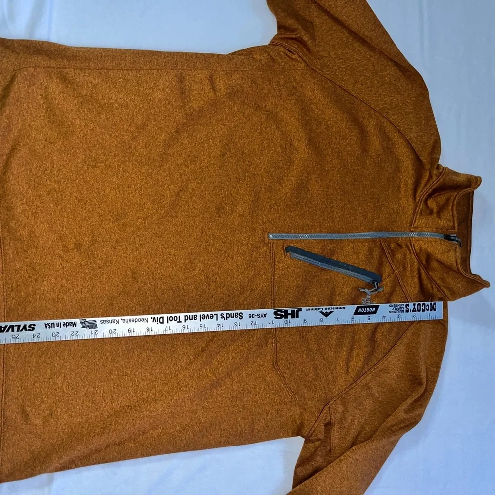 The North‎ Face Men's Rust Zip-Up Sweater